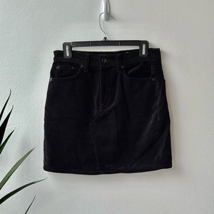 Rag and Bone black velvet skirt size 25!